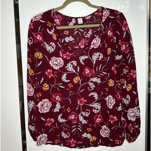 Old Navy Womens multicolored blouse